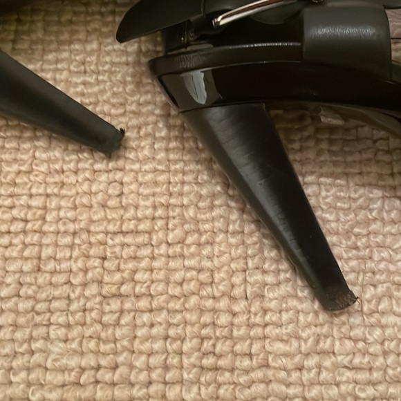 Michael Kors women’s size 5 black platform strappy heels - Picture 5 of 7